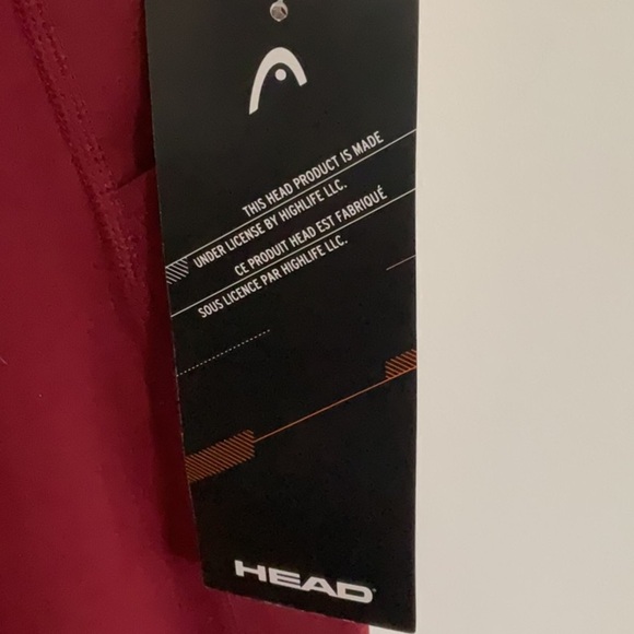 Head Red Leggings High-Rise Stretchy Athletic Wear - Picture 2 of 4